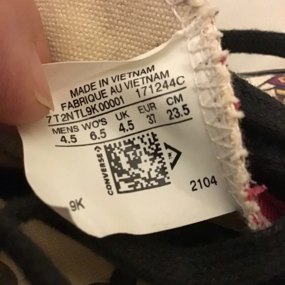 Converse 6.5 Chinese Dragon High Top Women’s Sneakers Polynesian Aztec Inca Shoe